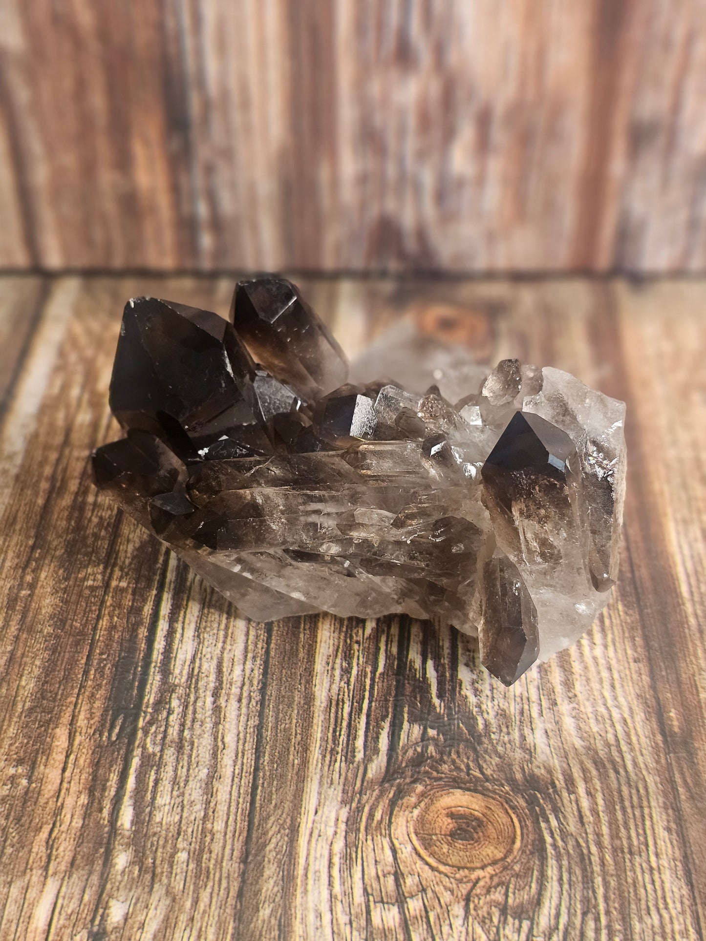 Smoky Quartz Cluster