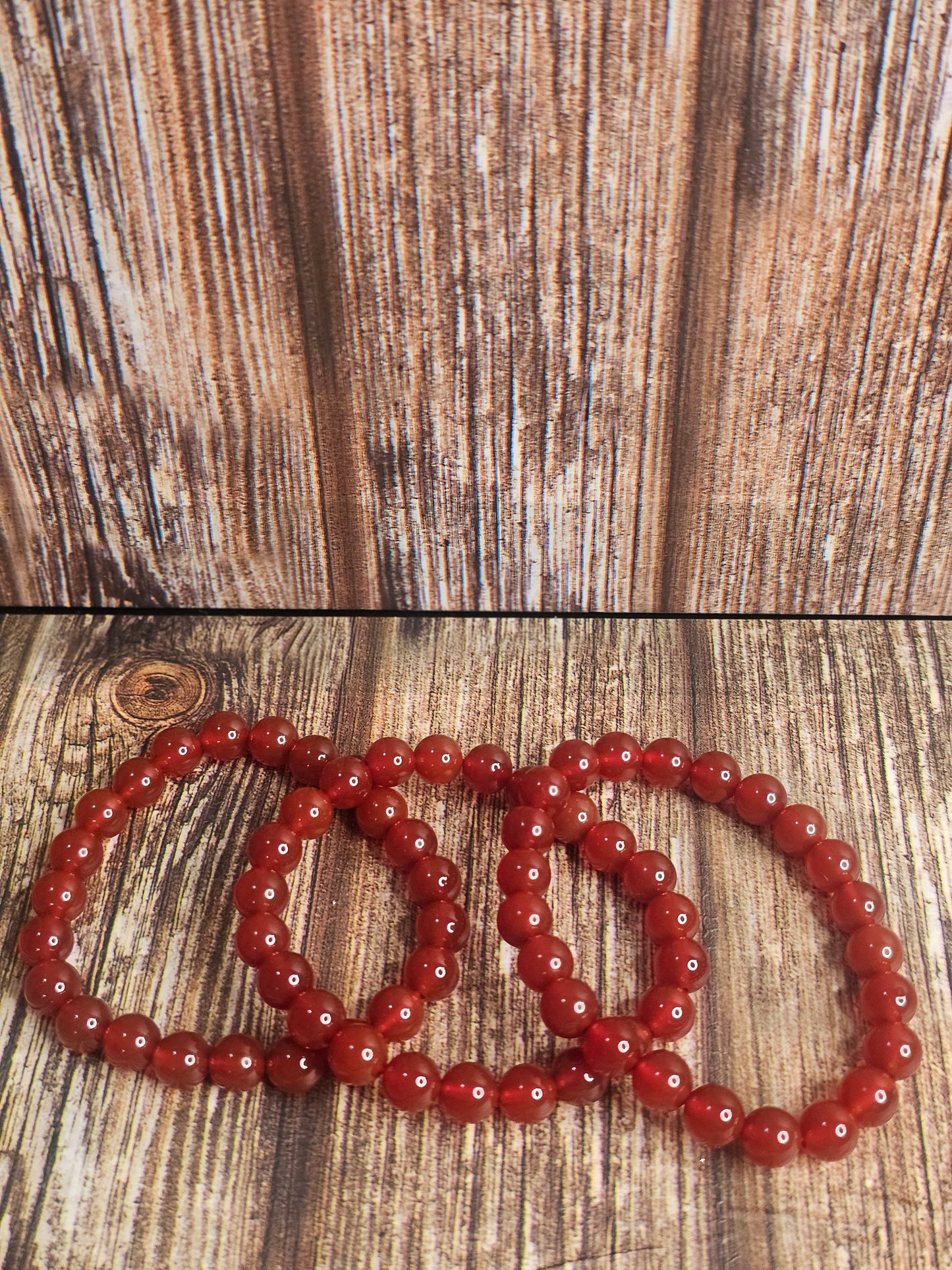 Carnelian Beaded Bracelet