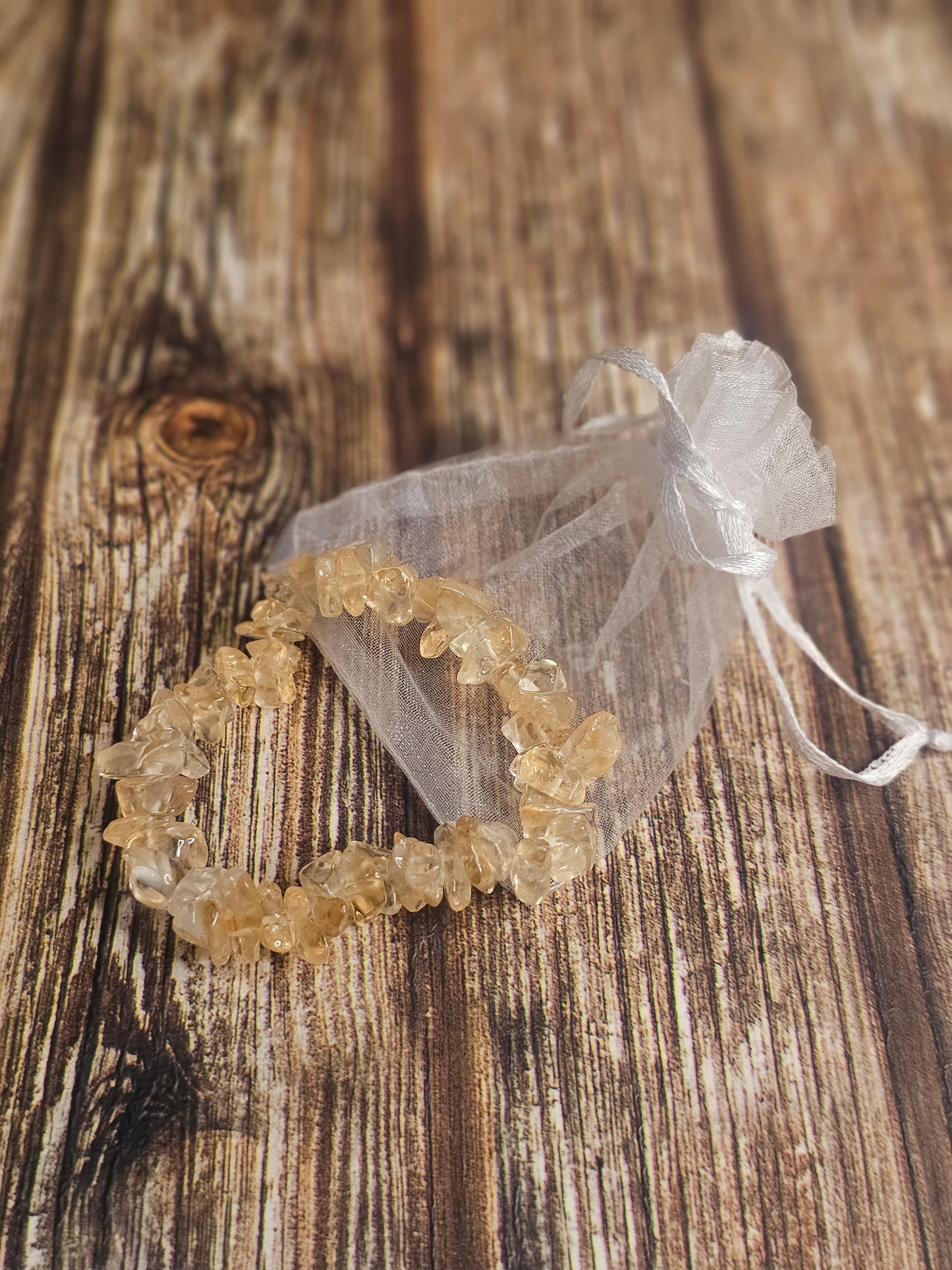 Small Chip Bracelet - Citrine
