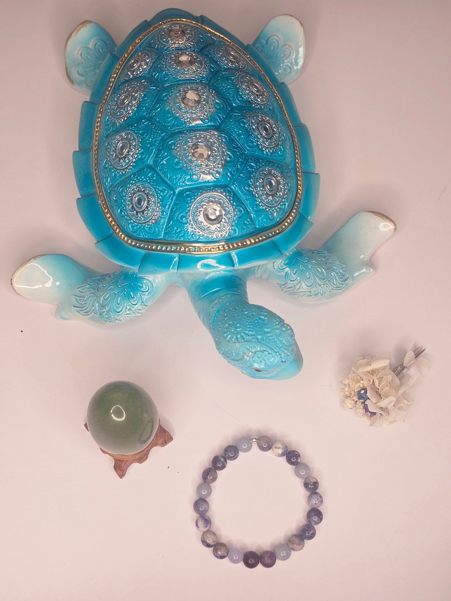 Angelite Sodalite With Fluorite Bracelet