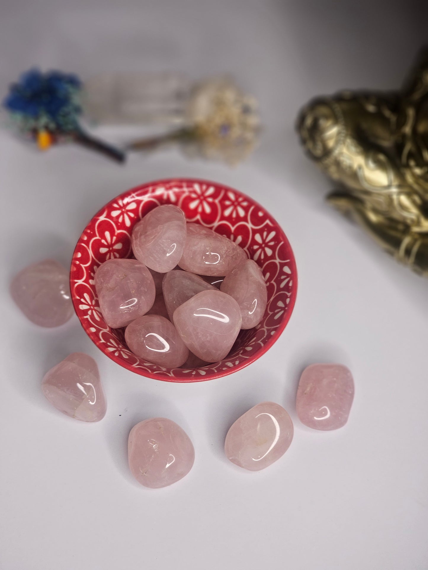 Rose Quartz A Grade Tumblers