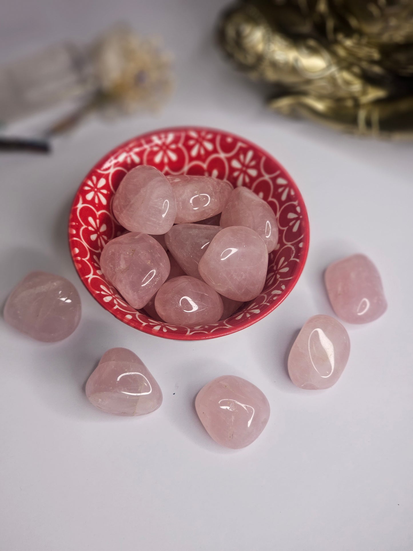Rose Quartz A Grade Tumblers