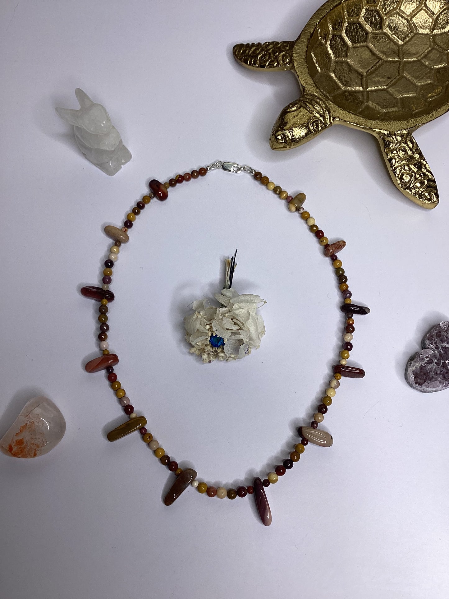 Mookaite Chip Necklace