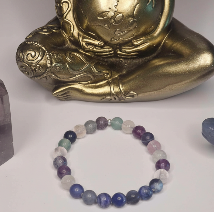 Flourite and Sodalite Bracelet