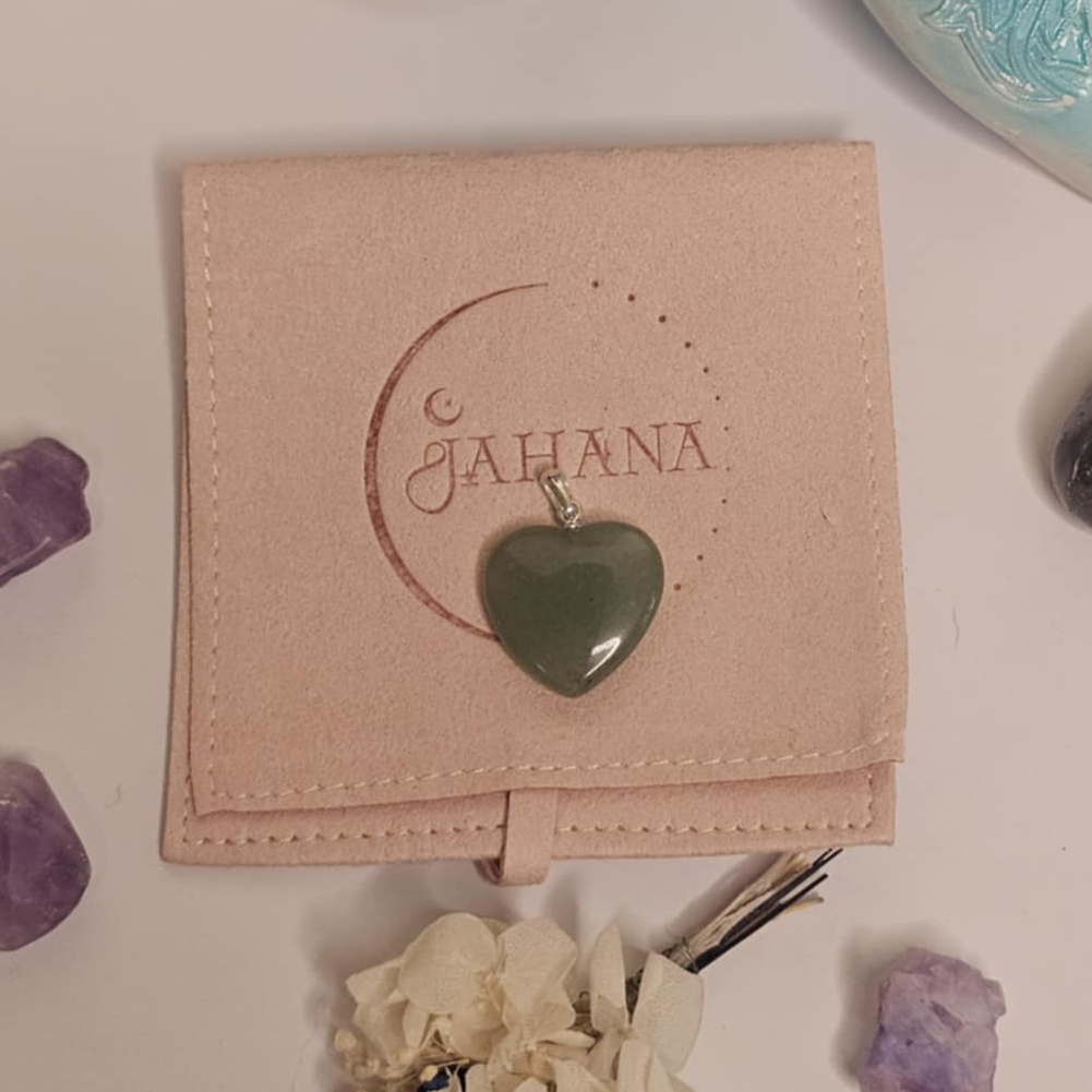 Green Adventurine Heart Pendant
