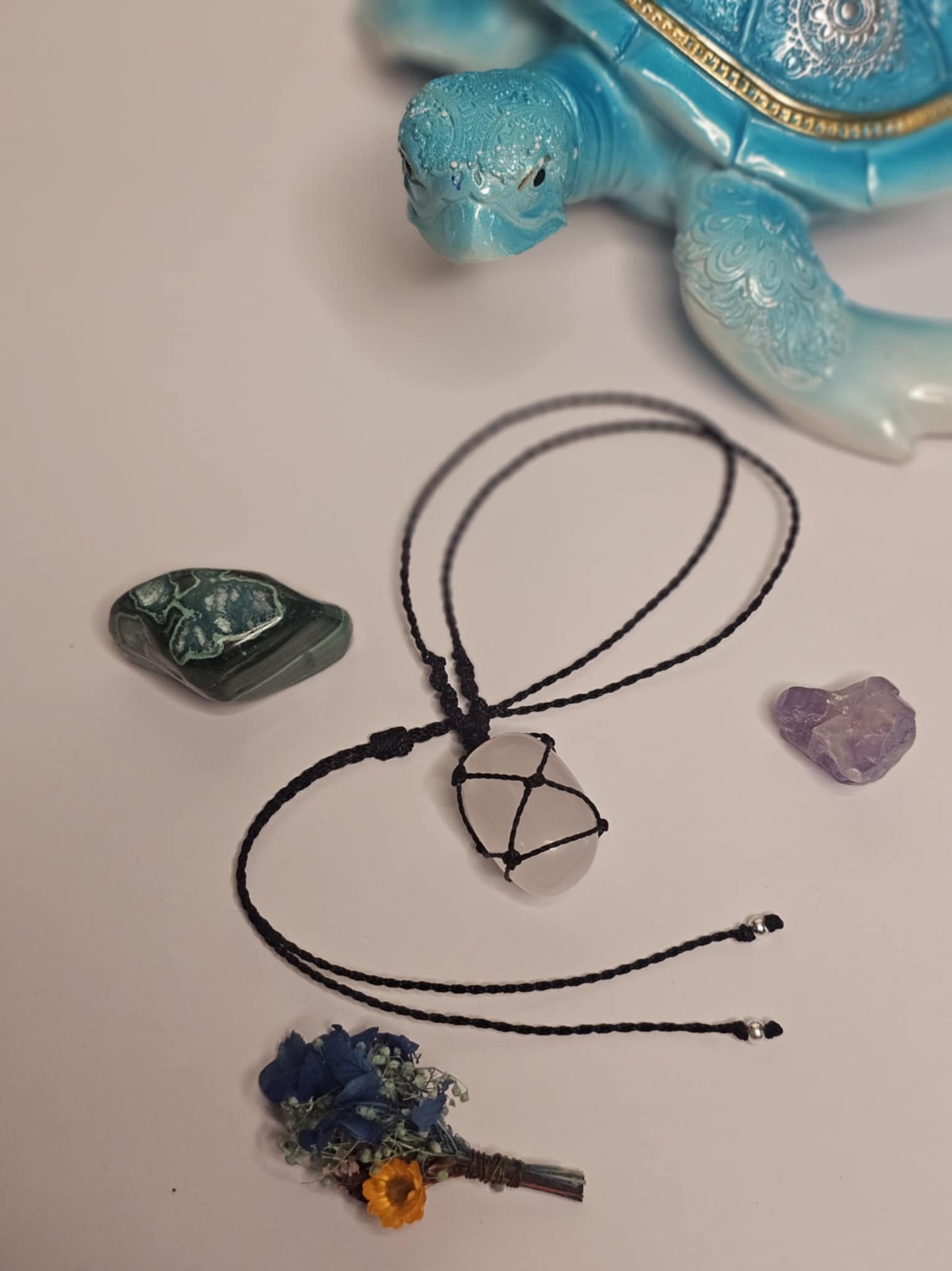 Mangano Calcite Adjustable Necklace
