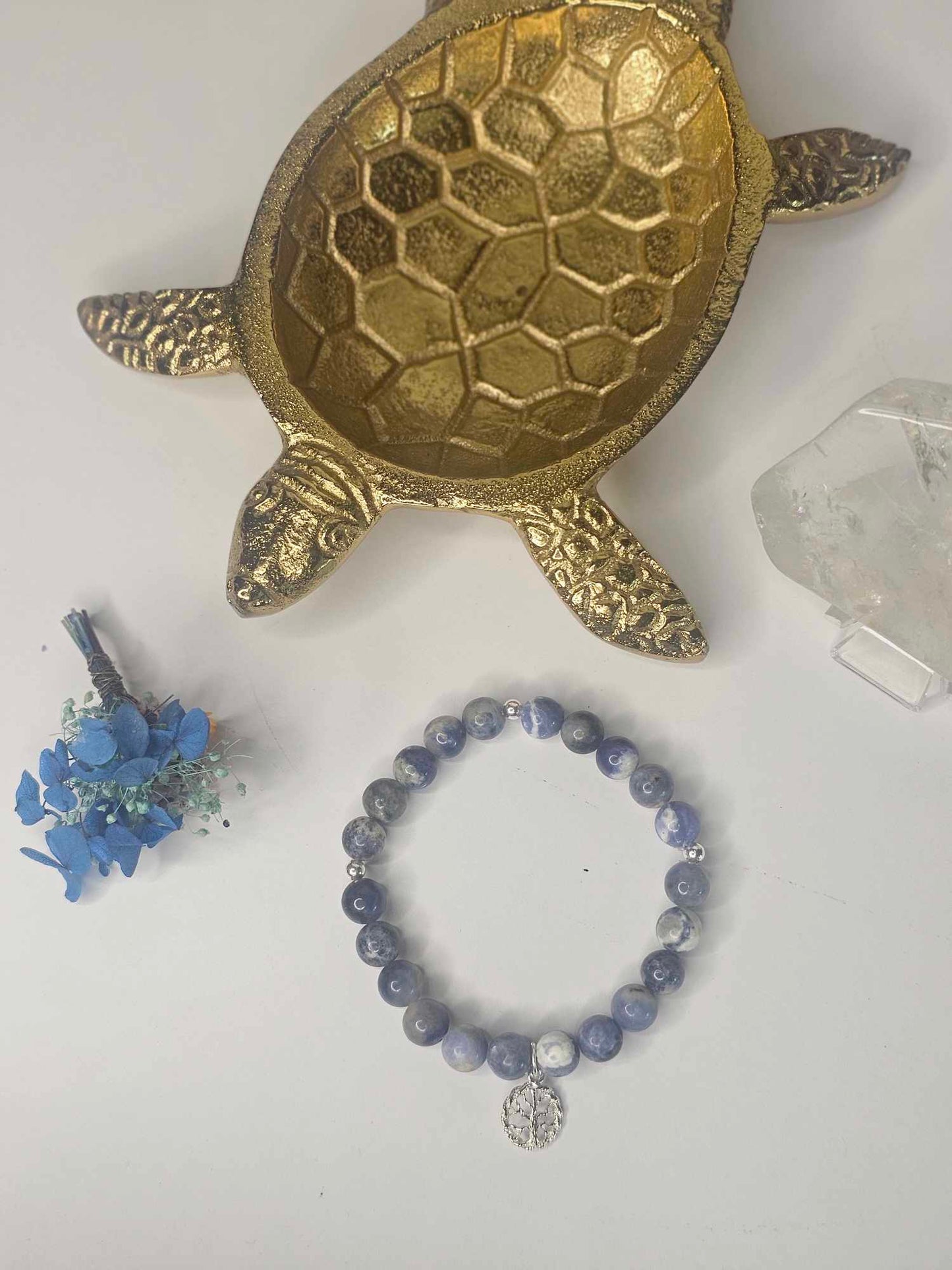 Sodalite With Tree Of Life Charm