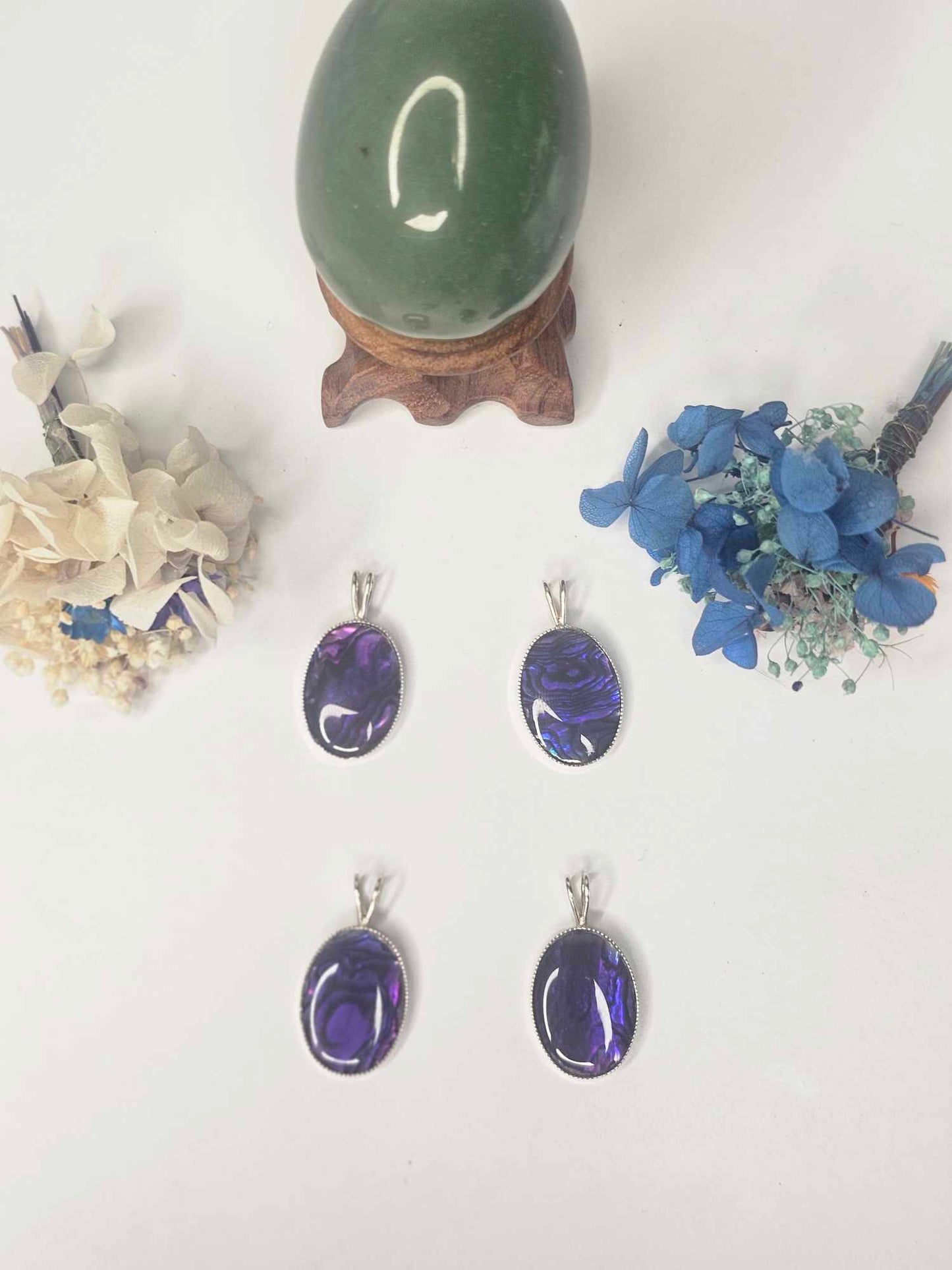 Sterling Silver Paua Shell Pendant