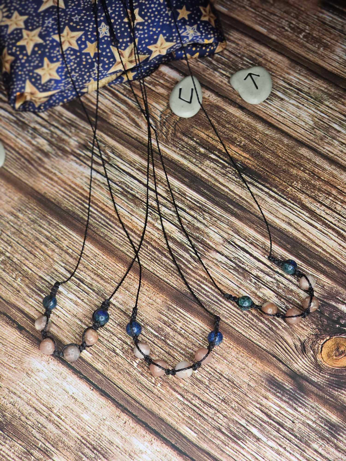 Cherry Blossom Jasper & Chrysocholla Necklace