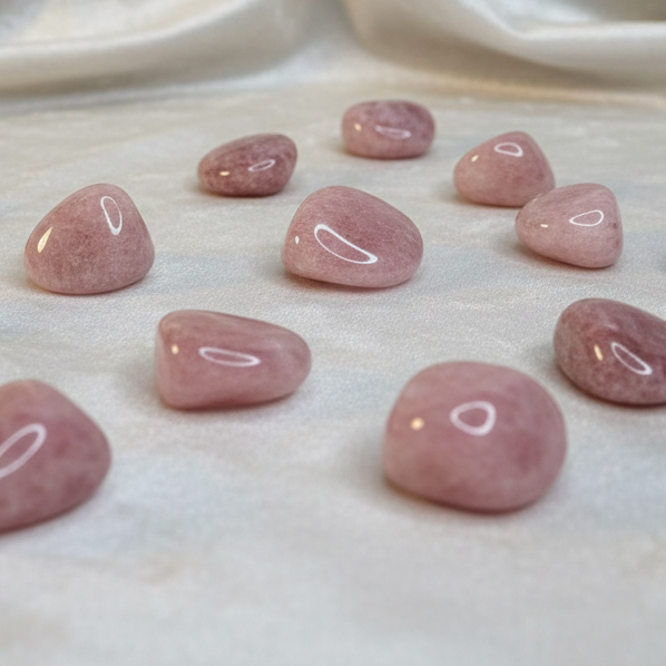 Strawberry Quartz Tumbled Stones