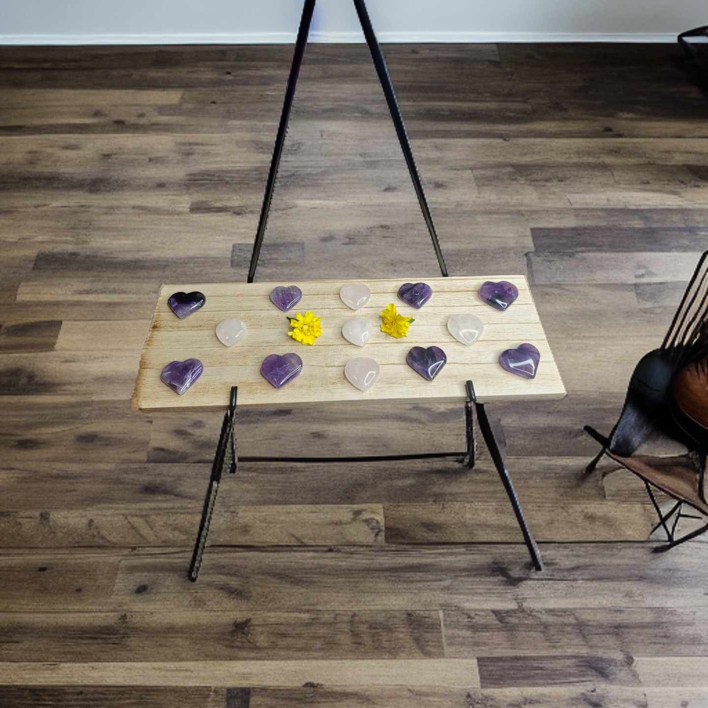 Amethyst Mini Hearts