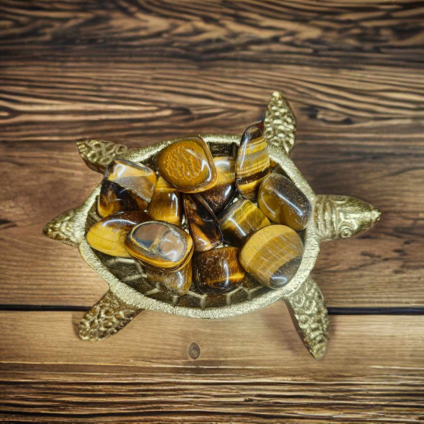 Tiger eye Gold Tumbled Stones