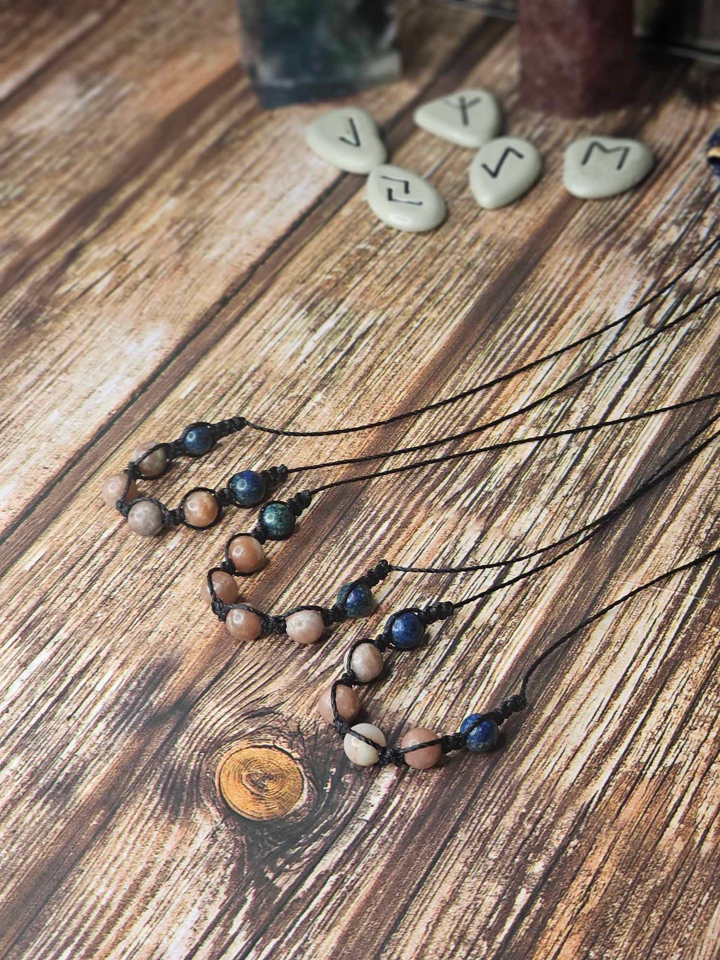 Cherry Blossom Jasper & Chrysocholla Necklace