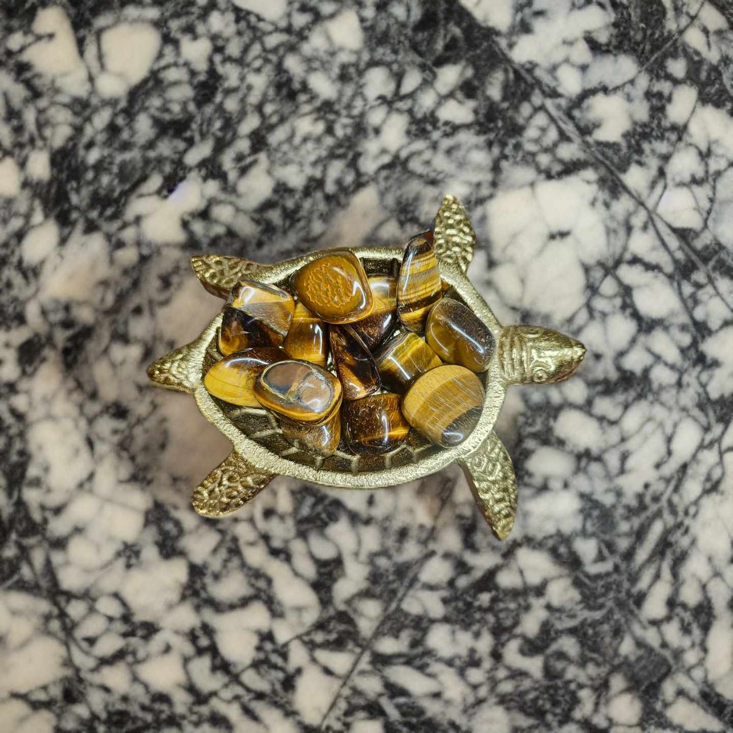 Tiger eye Gold Tumbled Stones