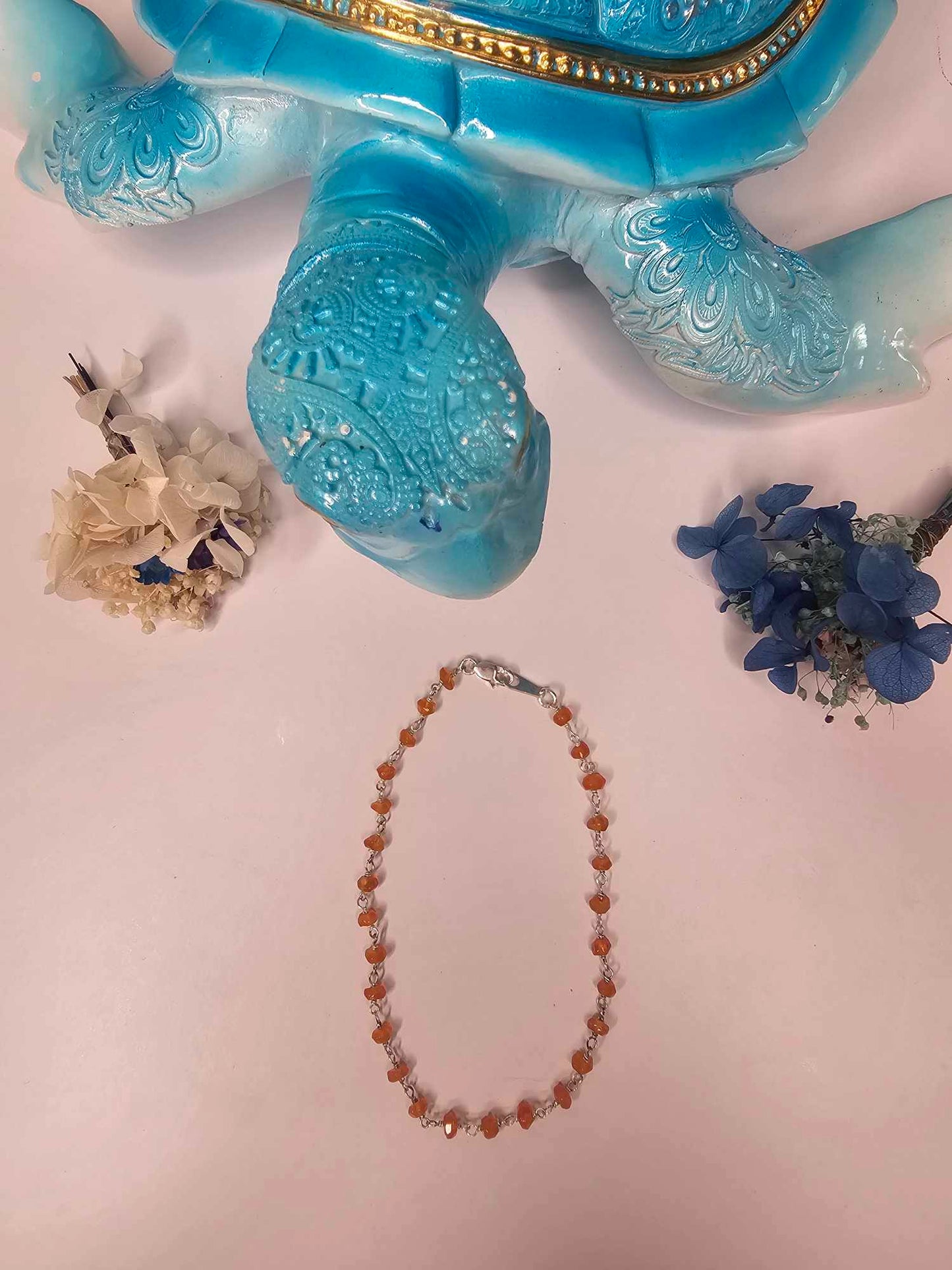 Sterling silver with Carnelian Bracelet