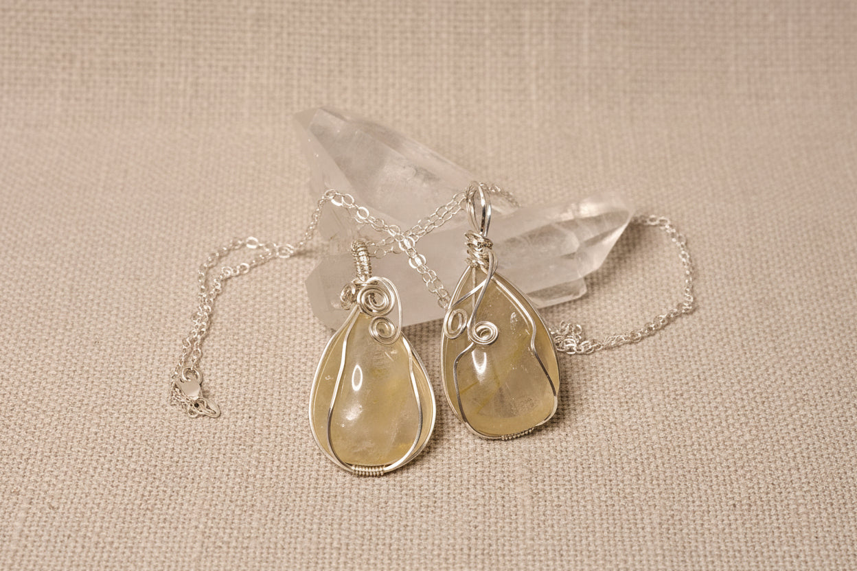 Golden Healer Quartz Pendant