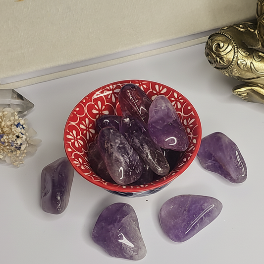 Amethyst Tumbled Stones - B Grade