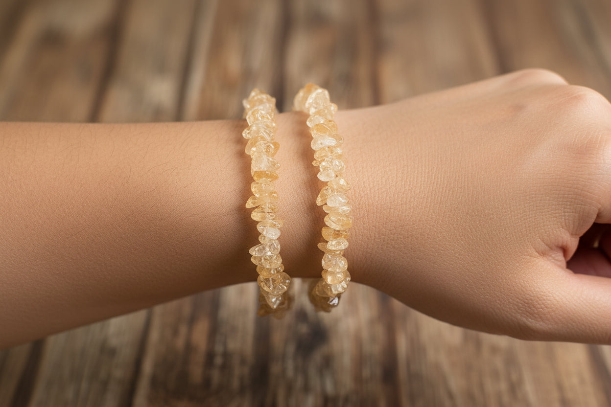 Small Chip Bracelet - Citrine