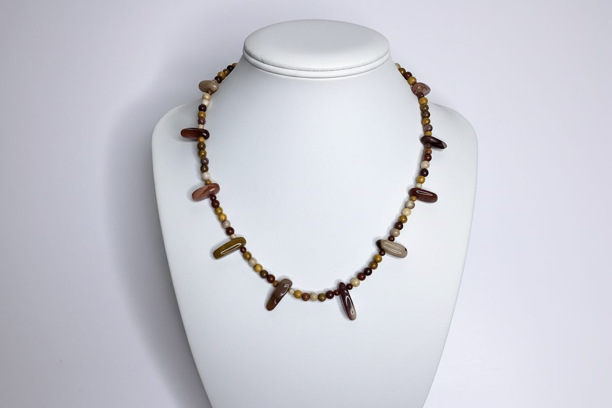 Mookaite Chip Necklace