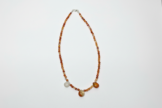 Carnelian Tear Drop Necklace