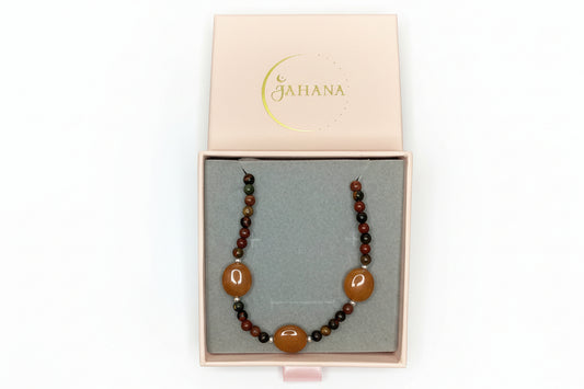 Picasso and Red Aventurine Necklace