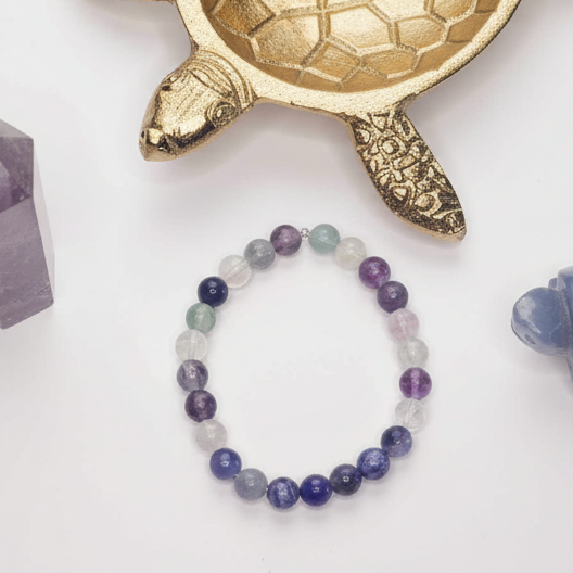 Flourite and Sodalite Bracelet