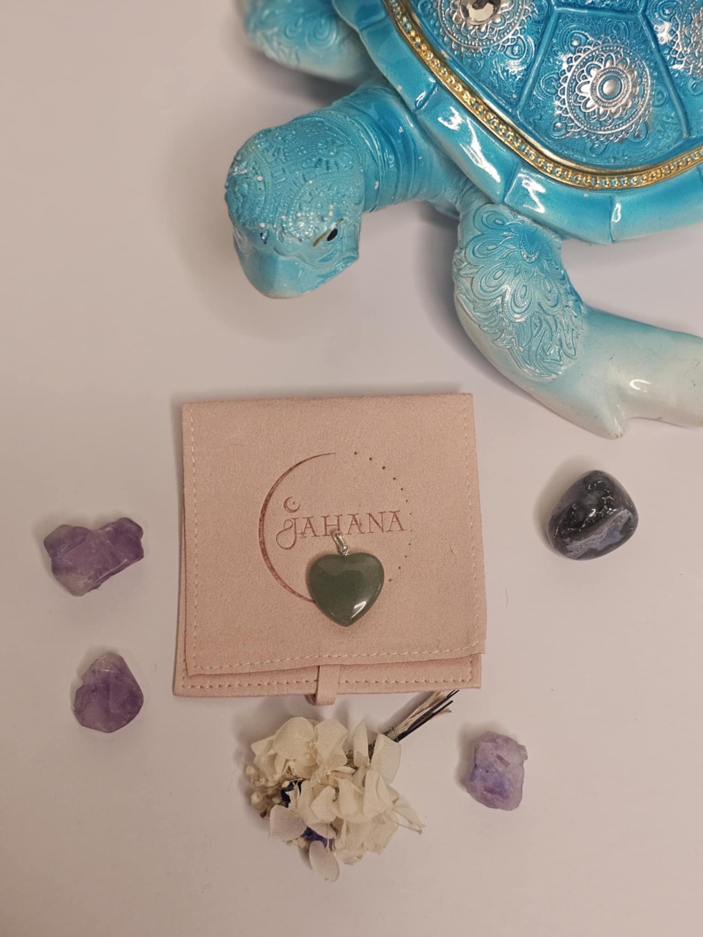 Green Adventurine Heart Pendant