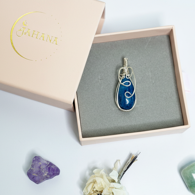 Blue Apatite Pendant