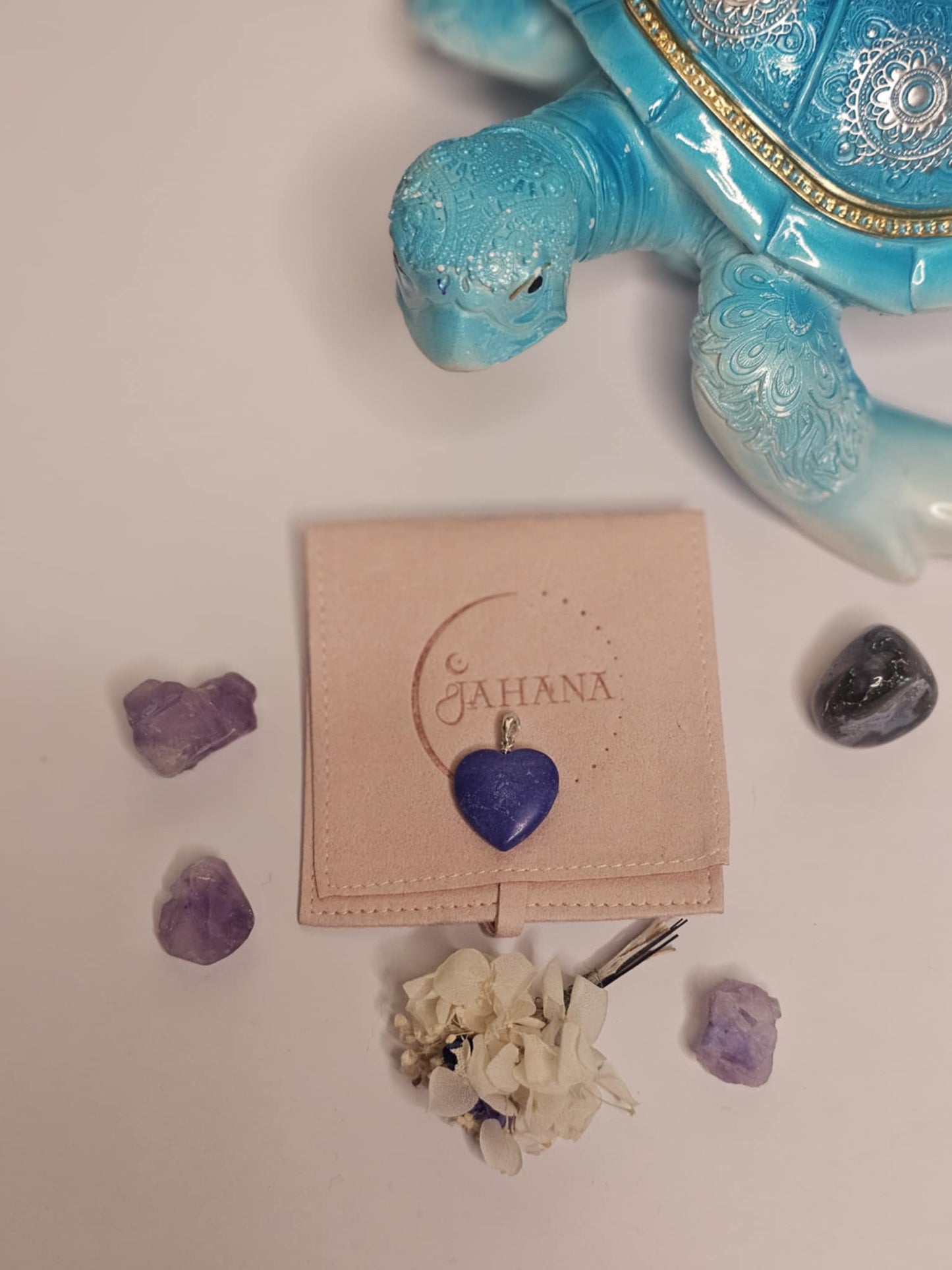 Lapis Heart Shaped Pendant