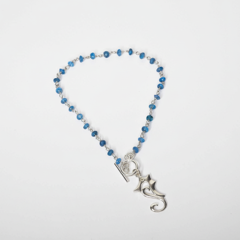 Deep Sea Dream Apatite Sea Horse Bracelet