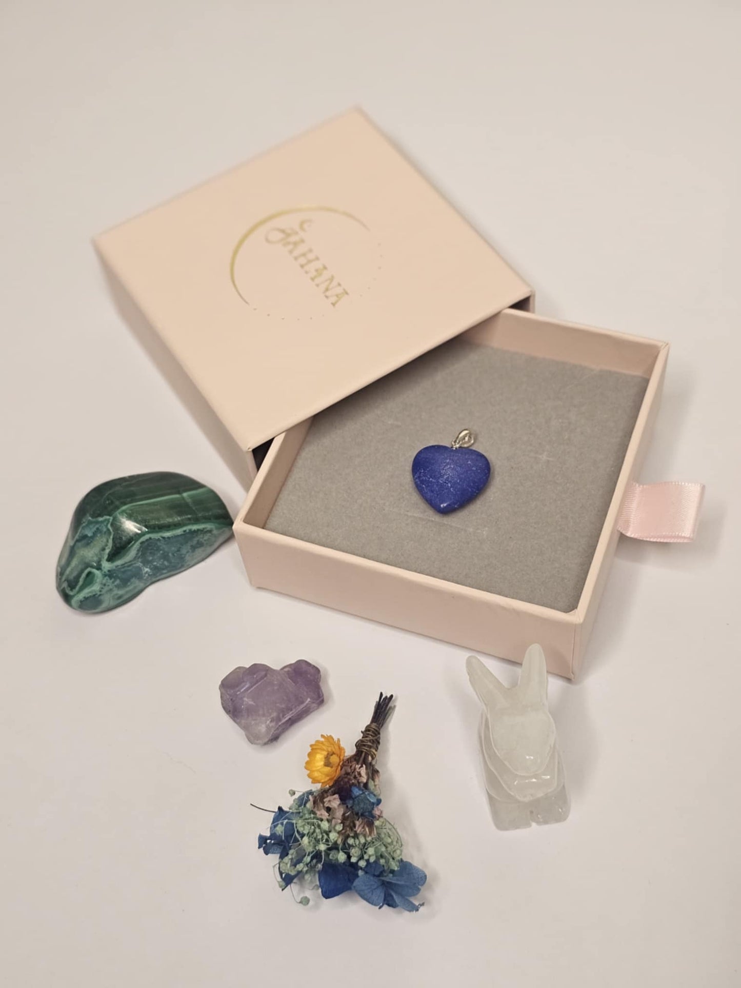 Lapis Heart Shaped Pendant