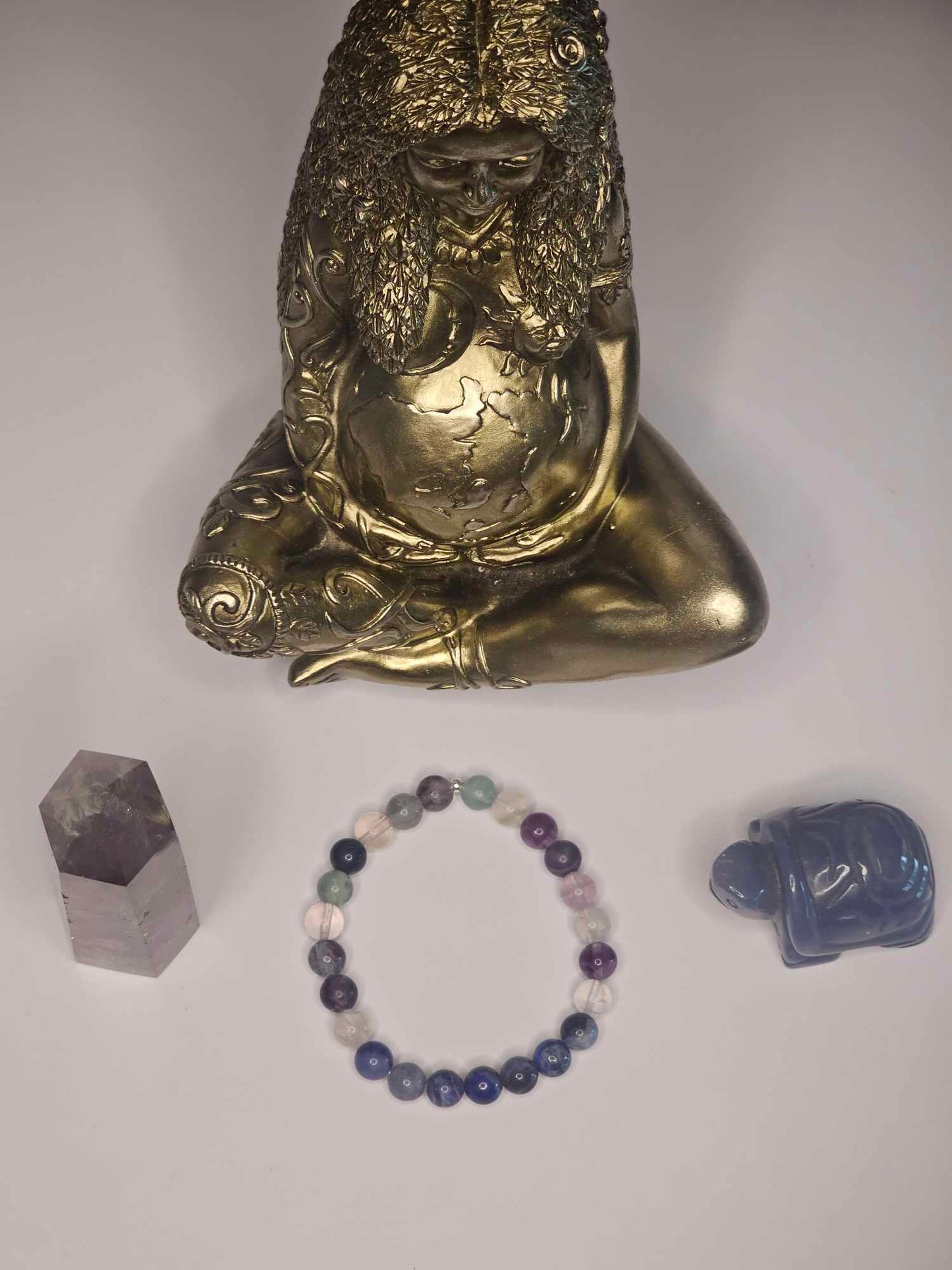Flourite and Sodalite Bracelet