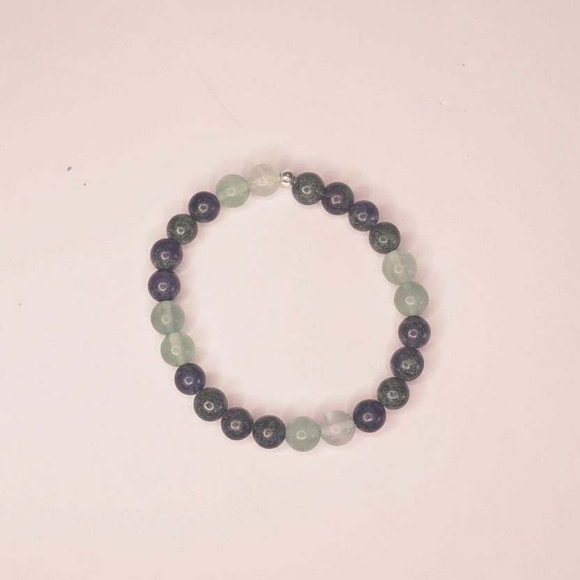 Chrysocholla & Fluorite Bracelet