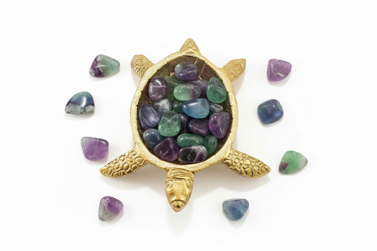 Fluorite Tumbled Stones - A Grade