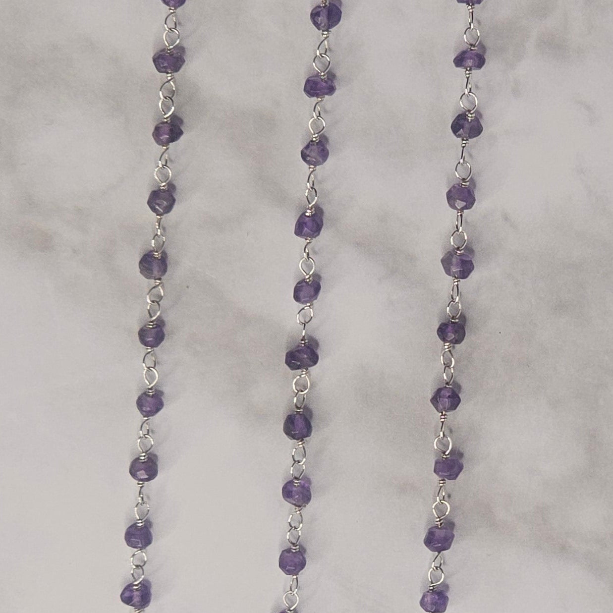 Amethyst & Sterling Silver Bracelet