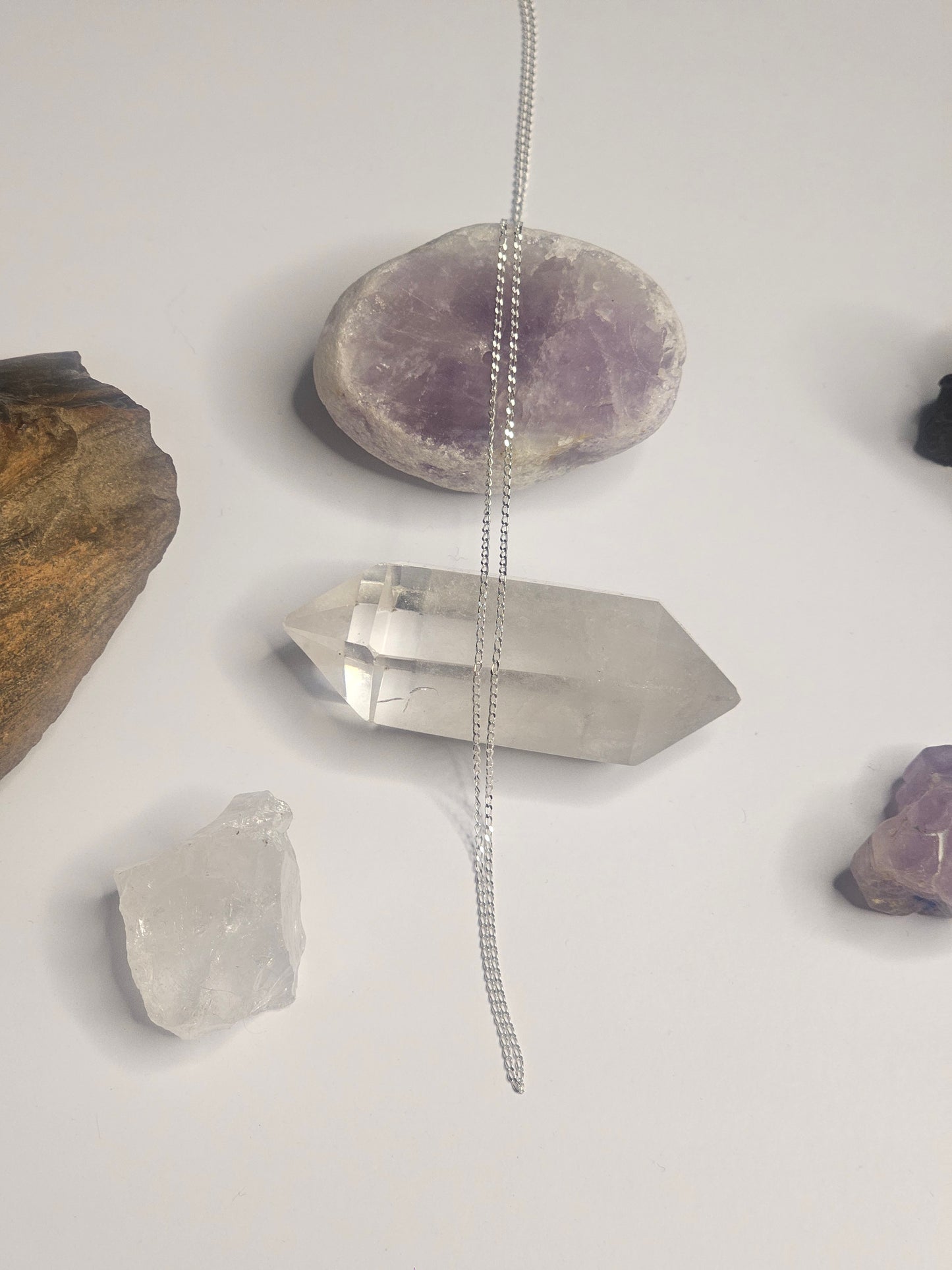 Fine Curb Necklace - Sterling Silver (20")