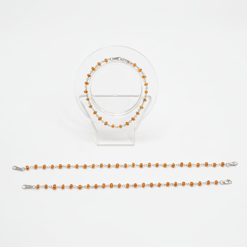 Carnelian & Sterling Silver Bracelet