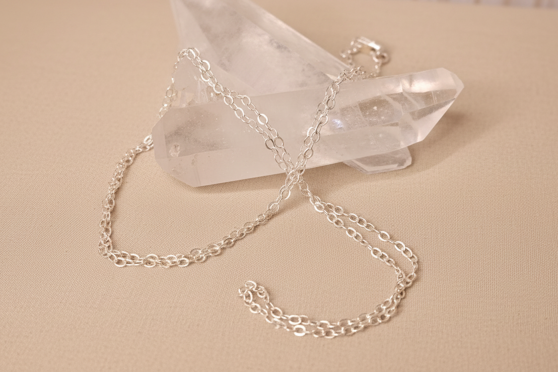 3mm x 2.3mm Flat Cable Link Necklace in Sterling Silver (28")