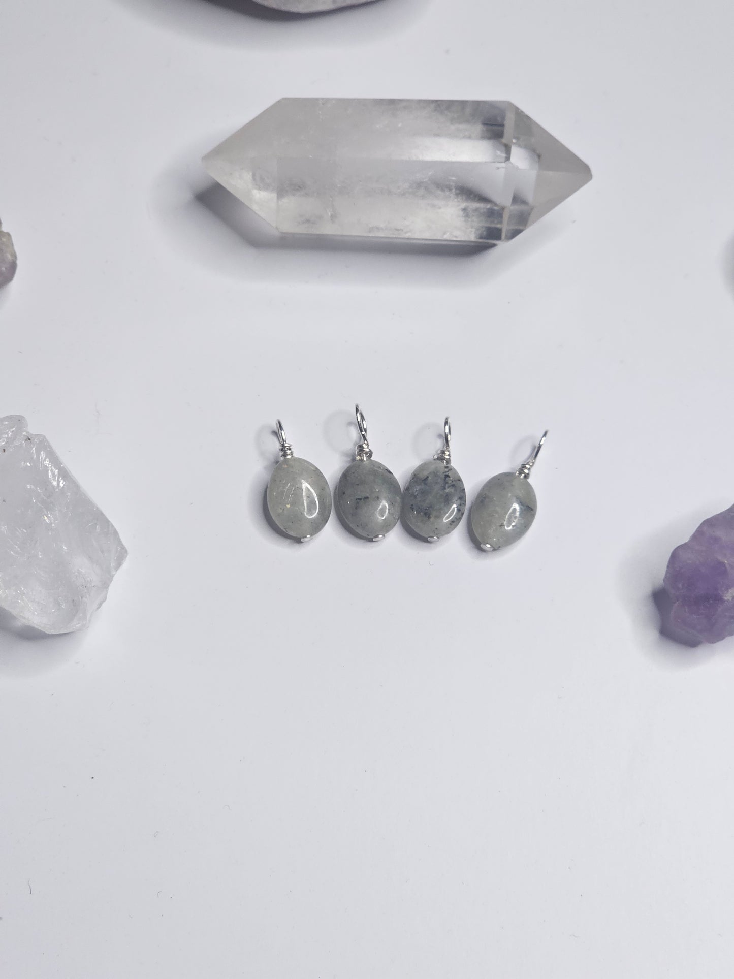 Labradorite Oval Gem Drop Pendant