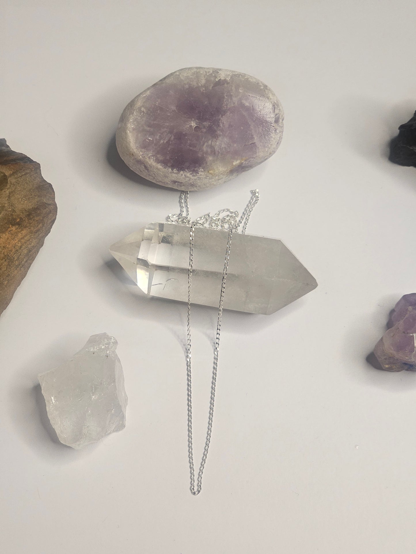 Fine Curb Necklace - Sterling Silver (20")