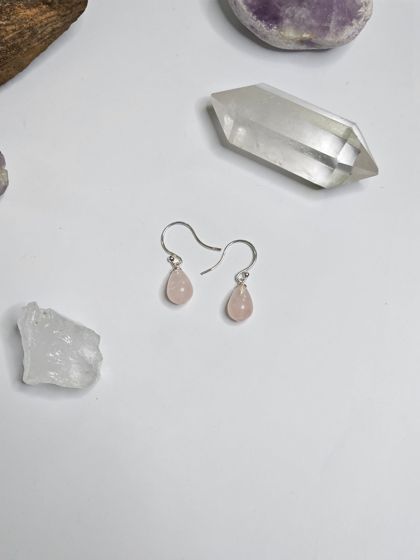 Rose Quartz Earrings
