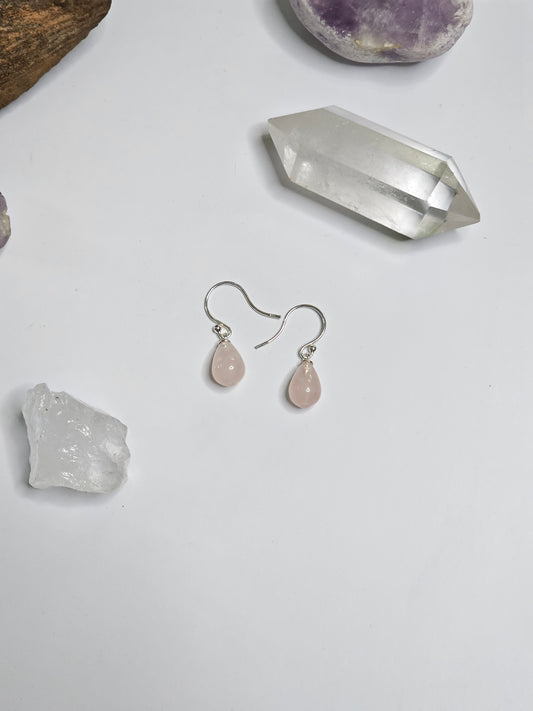 Rose Quartz Earrings