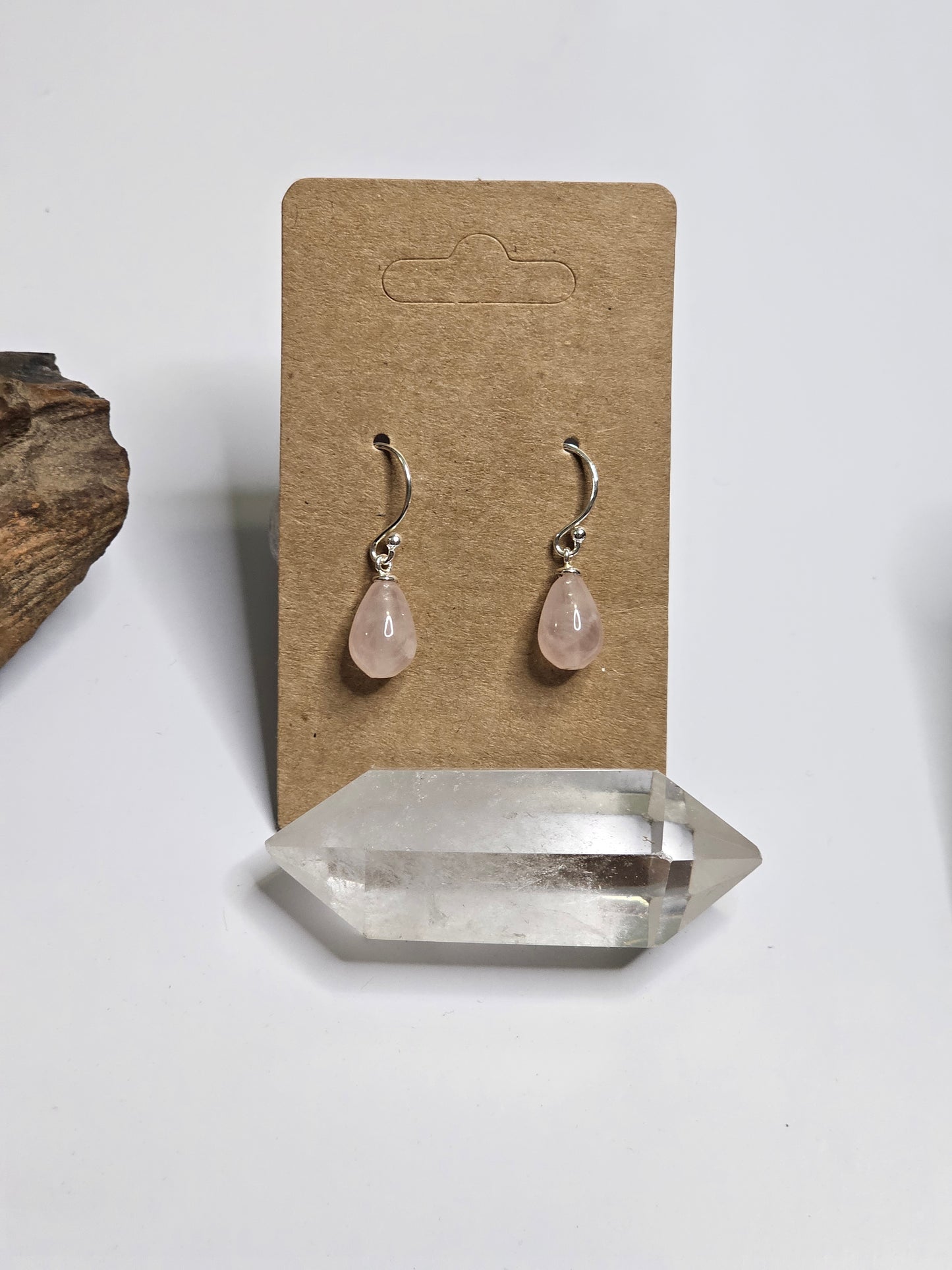 Rose Quartz Earrings